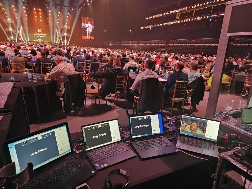 Hybrid Interpreting for the Crypto Industry at Coca Cola Arena